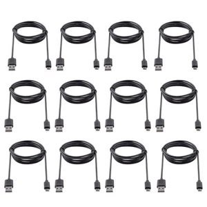 Lot of 10 25 50 100 Micro USB Cable 10ft 6ft 3ft Black White color - Picture 1 of 3