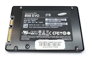 (2TB) Samsung MZ-75E2T0 850 EVO 2.5" SATA Internal SSD, MZ7LM2T0HMJP - Picture 1 of 4
