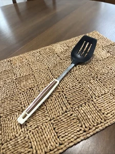 Slotted “EKCO LIKE” Japan Nylon Serving Spoon Black - Picture 1 of 11