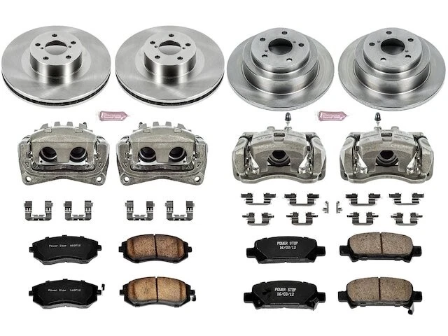 Front and Rear Brake Pad and Rotor Kit For 2003 Subaru Forester WH429PW - Imagem 1 de 1
