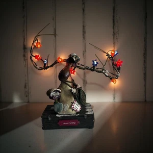 MerryBrite beleuchteter Elch Sammlerstück - handbemalte Urlaubsfigur aus Harz mit - Bild 1 von 5