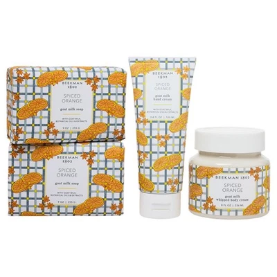 #Beekman 1802 Goat Milk Spiced Orange 4-Piece Bath & Body Collection - Image 1 of 4