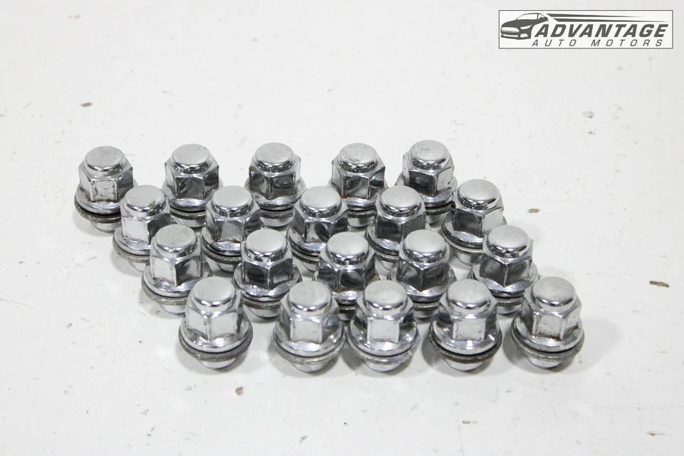 TOYOTA PRIUS 2012-2022 JUEGO DE 20 PERNOS DE TUERCA DE LLANTA DELANTERA Y TRASERA OEM Foto 1 de 4