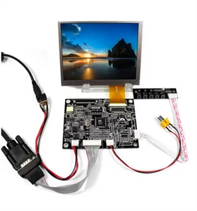 VGA AV Lcd Driver Board KYV-N2 V15.6 pulgadas 640x480 AT056TN52 V3 4:3 pantalla LCD - Imagen 1 de 4