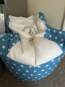 Personalised Boys Peter Rabbit Beanbag Chair Zander - Picture 1 of 1
