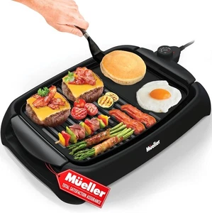 Mueller Ultra Grill Power 2-in-1 Smokeless Elec. Indoor abnehmbar + Grillplatte NEU - Bild 1 von 8