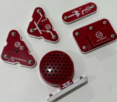 Elenco Snap Circuits Replacement Parts U2 U5 Q2 D1 SP (5 Pieces) - Alarm NPN - Image 1 of 2