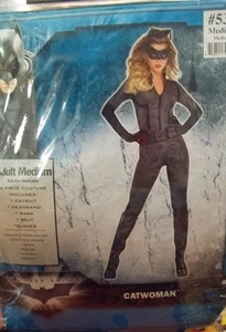 Vintage Cat Woman Halloween Catwoman Costume Adult Med - Picture 1 of 3