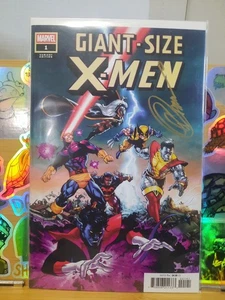 Giant-Size X-Men #1 Greg Capullo Variant Signed By Capullo In Gold & coa!! VF/NM - Picture 1 of 19