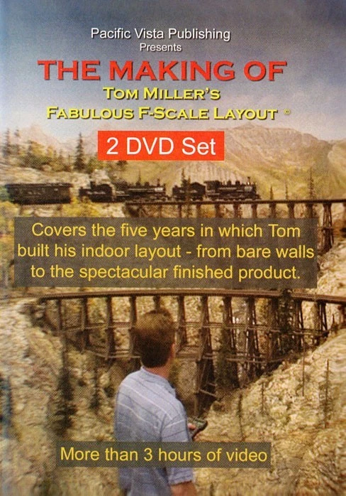The Making of Tom Miller's Fabulous F-Scale Model Railroad Layout 2-DVD Set Fn3 Foto 1 de 1