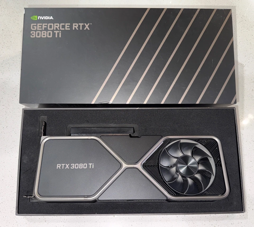 NVIDIA GeForce RTX 3080 Ti Founders Edition 12GB GDDR6X Graphics Card - Image 1 of 4