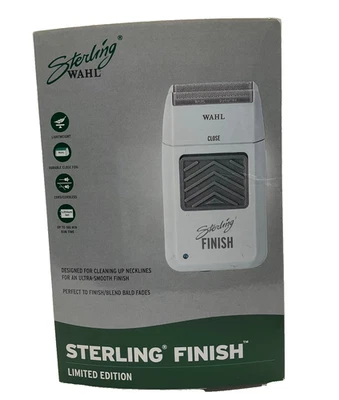 Wahl 8174 Sterling Finish Limited Edition Double-Foil Shaver OPEN BOX/USED - Image 1 of 4