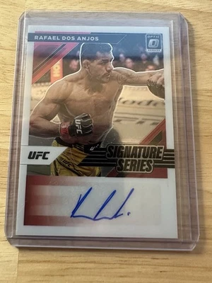 2022 Panini Optic SS-RDA RAFAEL DOS ANJOS UFC Signature Series AUTO Lightweight - Image 1 of 2