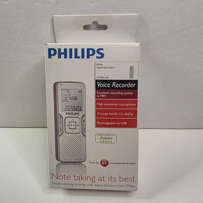 Philips Digital Voice Tracer Digital MP3 Recorder LFH0662/40 USB Pre-owned  - Image 1 of 3