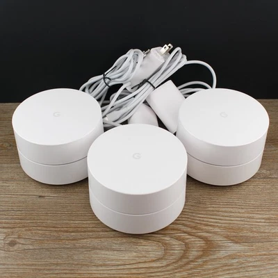 Google 3-Pack WiFi Model AC-1304 Dual-Band Mesh WiFi Router System - Image 1 of 4