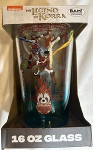 The Legend Of Korra Feuerfrettchen 16 Oz. Pint Glas Neu BAM Exclusive Nickelodeon - Bild 1 von 4