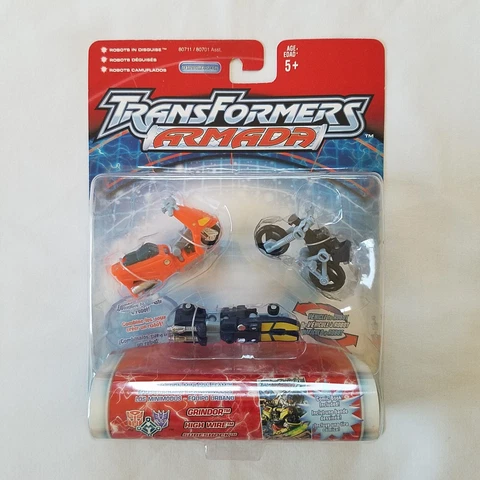 Transformers Armada Street Action Minicon Team Perceptor Hasbro 2002 2003 MOSC Cover