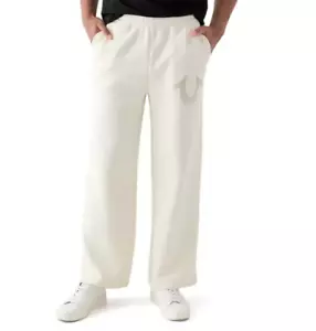 True Religion men's Studded Logo Baggy fit Sweat Pants - Medium - retail $119 - Picture 1 of 7