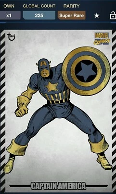 Topps Marvel Collect Cross Hatch Gold Super Rare tilt Full Set & Award (cc225)  - Image 1 of 4