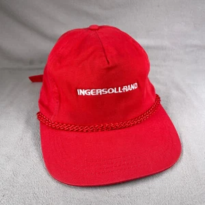Ingersoll Rand Mütze Herren Einheitsgröße rot Strapback Cap A Frame Sportcap bestickt - Bild 1 von 10
