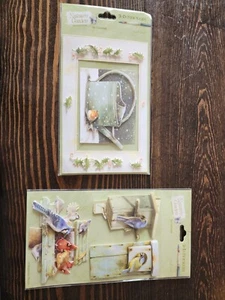 New Marjolein Bastin Nature’s Garden 3D Stickers Birdwatching Winter Holly 2003 - Picture 1 of 6