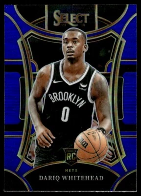 2023-24 Panini NBA Select Blue Mezzanime Dariq Whitehead Rookie Brooklyn Nets - Image 1 of 2
