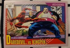 DAREDEVIL VS KINGPIN 1991 Skybox Impel Marvel Universe series 2 card #126
