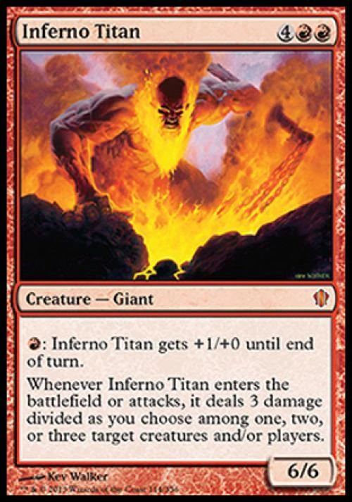 Inferno Titan - Light Play MTG Commander 2013 Edition - Image 1 of 1