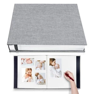 Photo Album Self Adhesive 3x5 4x6 5x7 6x8 8x10 8.5x11 11x10.6 Magnetic Scrapbook - Picture 1 of 12