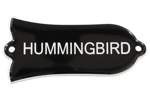 HUMMINGBIRD"" Cubierta de Vara de Fidelización Grabada para Guitarras Gibson 2 capas en B/W - Imagen 1 de 2
