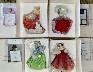 Royal Doulton Ladies 2007 Ninette Red, First waltz, Karen, Autumn Breeze - Picture 1 of 22