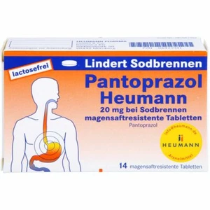 PANTOPRAZOL Heumann 20 mg b.Sodbrennen msr.Tabl. 14 St PZN06429141 - Bild 1 von 5