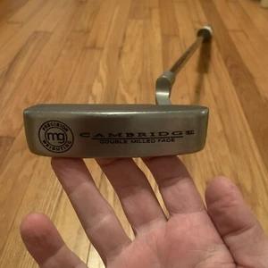 MG Cambridge Double Milled Face RH Metallschaft dicker Griff Zehenbal. Golf Putter - Bild 1 von 7