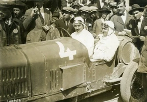 Sicily Palermo Targa Florio Race Pilot Boillot car Peugeot Old Photo Rol 1925 - Bild 1 von 4