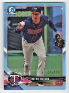 2018 Bowman Draft Sky Blue Refractor Brent Rooker BDC191/402 - Bild 1 von 2