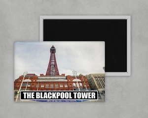 Torre Blackpool - Imán de nevera grande novedad - 8 cm x 5 cm *Regalo de viaje turístico - Imagen 1 de 1