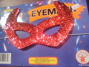 Rubies~Eyemask Style #814 Sequin - Picture 1 of 9