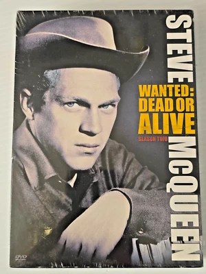 Wanted: Dead or Alive Season Two 2 (DVD, 1958) Steve McQueen 4-Disc Set New - Image 1 of 3