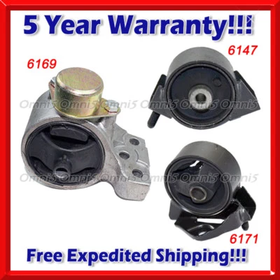 K584 Fit 1999-2000 Hyundai Elantra 2,0 L transmisión manual, juego de montaje del motor 3 piezas Foto 1 de 4