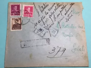 Holocaust 1942 Romanian Cen. Mail Sent By Newspaper Employee To Jew In Bucharest - Picture 1 of 5