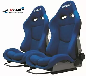 1x Bride Seat stradia Blue Fiberglass Bride Japan ADR appv Car Racing Sport seat - Picture 1 of 10