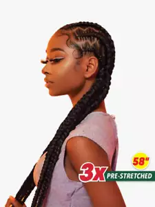 3X X-PRESSION PRE-STRETCHED BRAID 58″ - Picture 1 of 30
