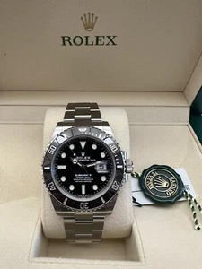 UNWORN ROLEX 41MM SUBMARINER WITH DATE REF. 126610LN YEAR 2022 FULL STICKERS - Picture 1 of 4