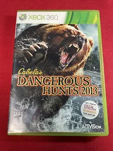 Cabela's Dangerous Hunts 2013 (Xbox 360, 2012) Insertos completos limpios y probados - Imagen 1 de 4