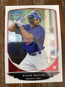 Bowman Chrome Prospects 2013 primer novato Byron Buxton gemelos de Minnesota #BCP1 - Imagen 1 de 2