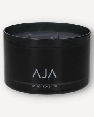 AJA BOTANICALS Hello, I Love You Three Wick Candle - Black - Image 1 of 4