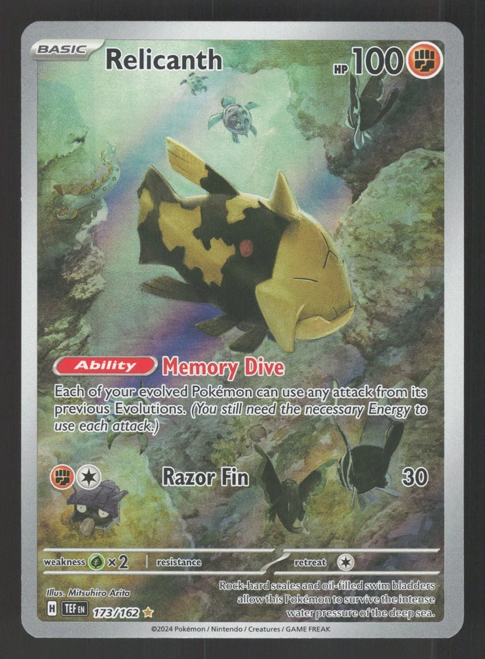 Relicanth 173/162 Pokemon SV05: Temporal Forces - Image 1 of 2