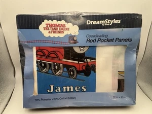 "Paneles de bolsillo de varilla coordinadora de motor Thomas the Tank 1992 vintage 32x63"" NUEVO - Imagen 1 de 5