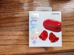 Samsung Galaxy Buds+ Bluetooth True Wireless Earbuds, red, SM-R175 - Photo 1 sur 6