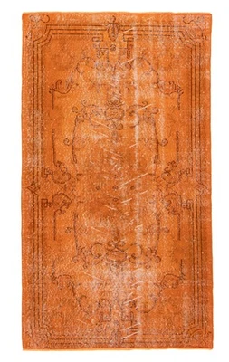 Traditional Vintage Hand-Knotted Oriental Carpet 3'10" x 6'8" Wool Area Rug - Image 1 of 4